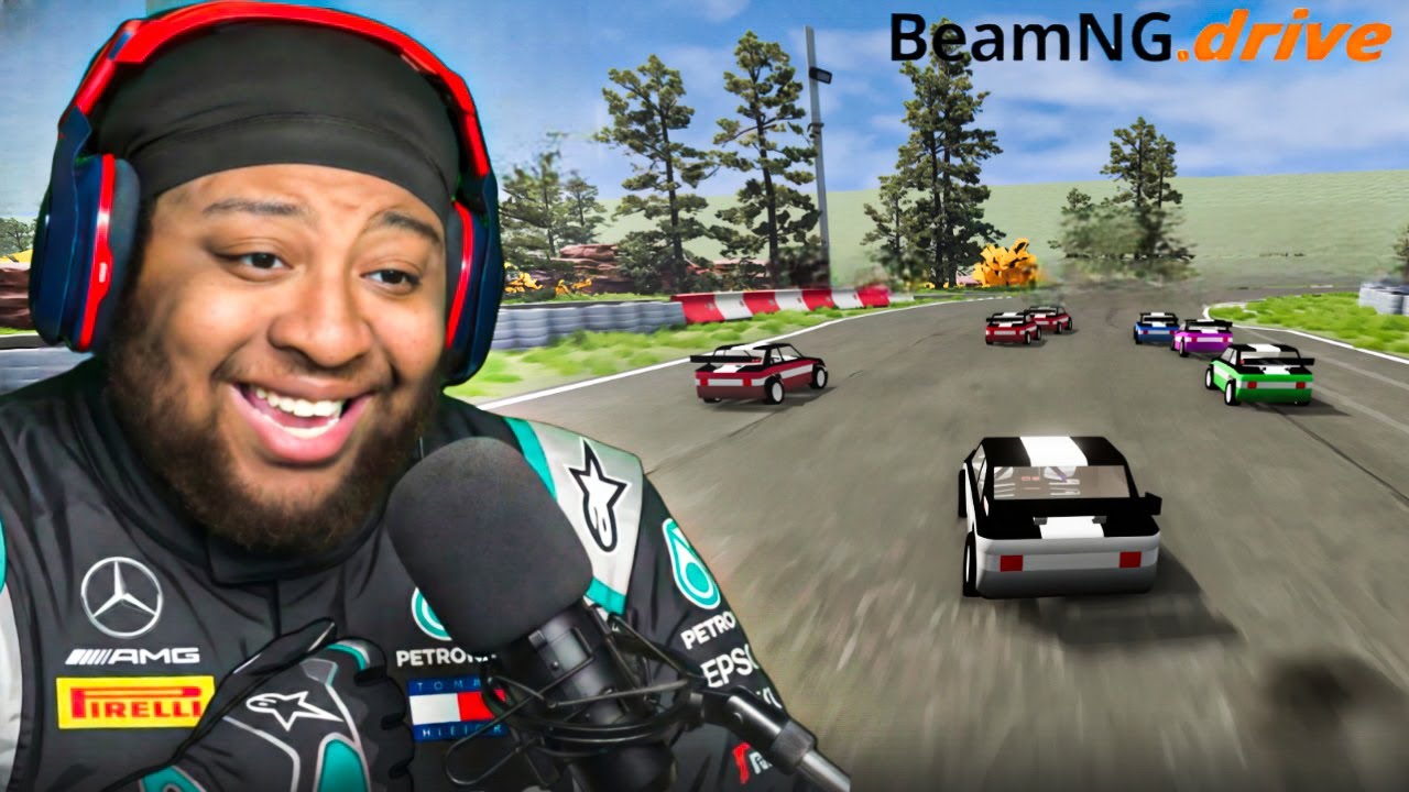 Beamng.Drive Tiny car Racing is nothing but CHAOS!!!....