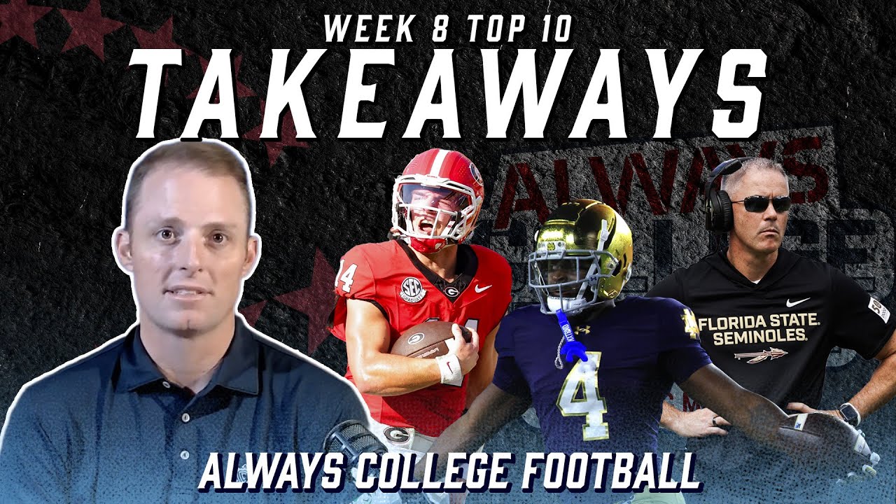 Десять главных выводов Грега МакЭлроя с 8-й недели | Always College Football