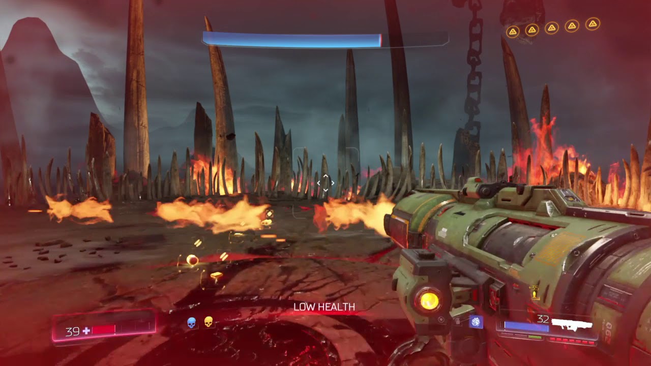 DOOM How to kill the 2 Hell Guards in the crucible