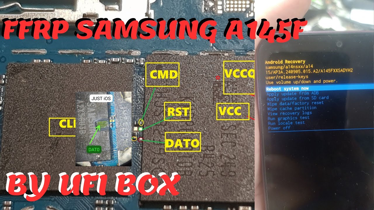 FFRP SAMSUNG A145F BY UFI BOX JANGAN SALAH ISP