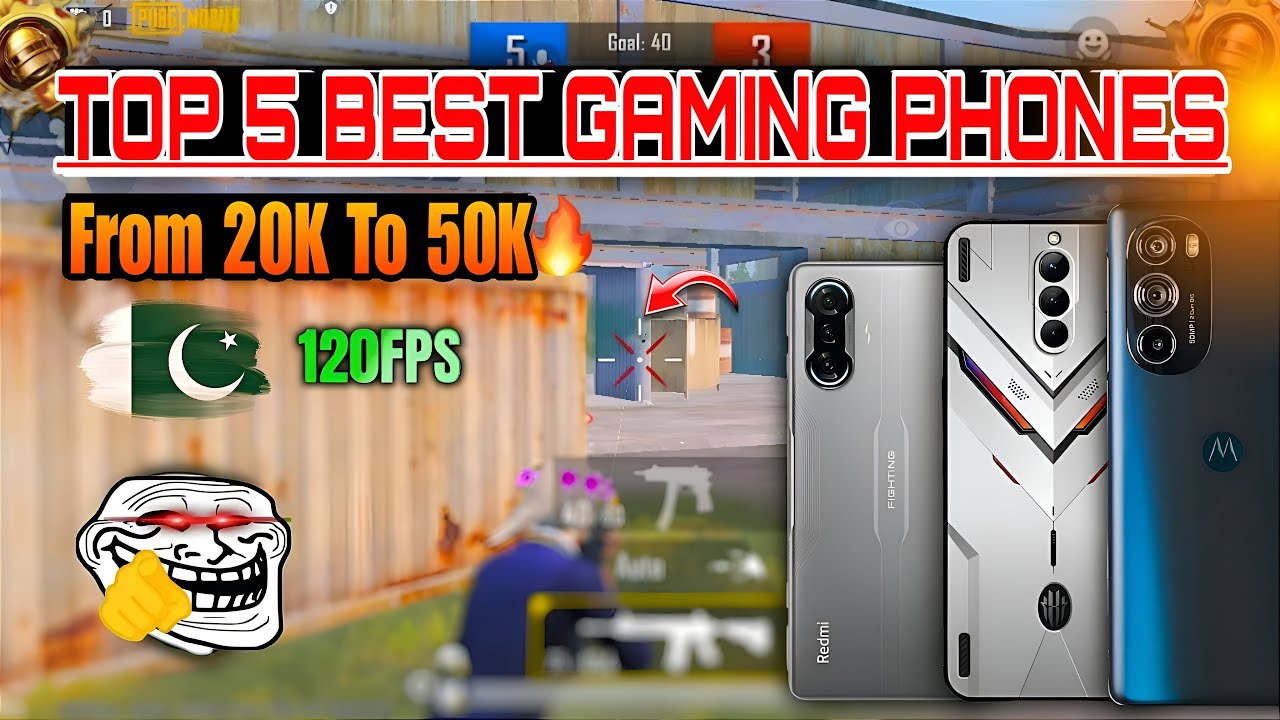 top 5 best gaming phone under 50000 | top 5 best best gaming phone for pubg/bgmi | 120fps | price.