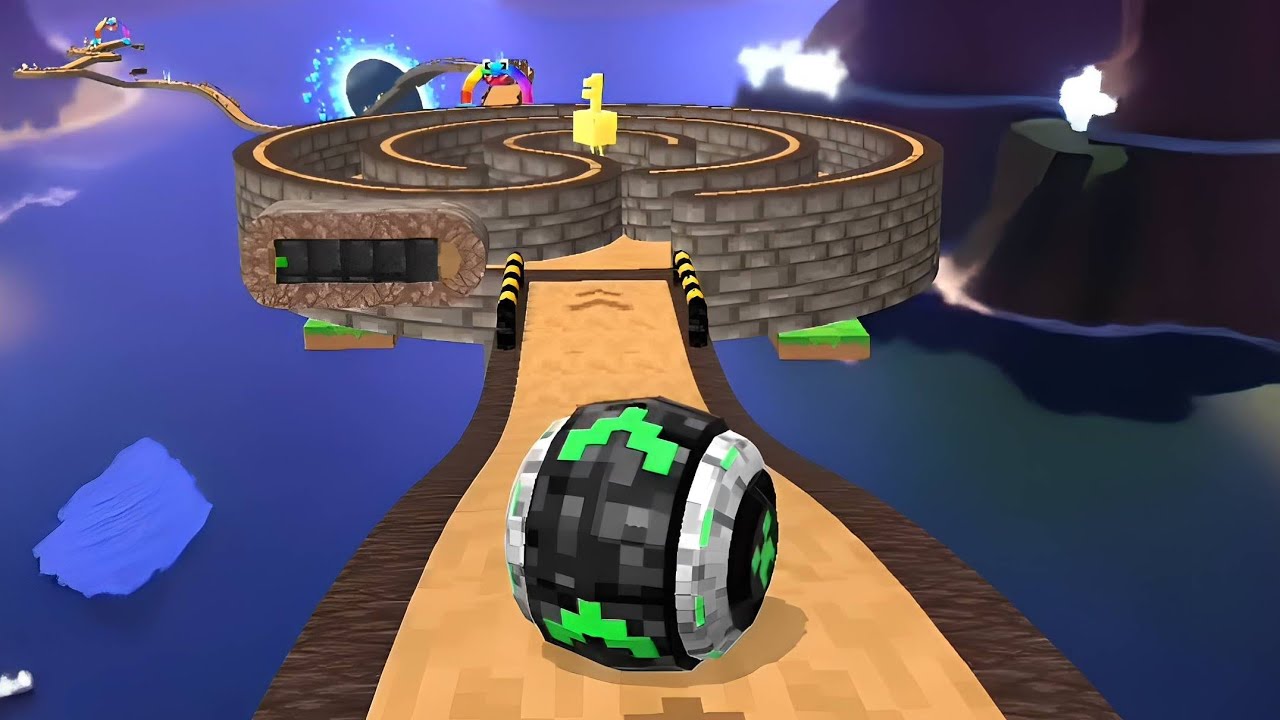 Super Rolling Ball Balance Speedrun Gameplay All Level 15