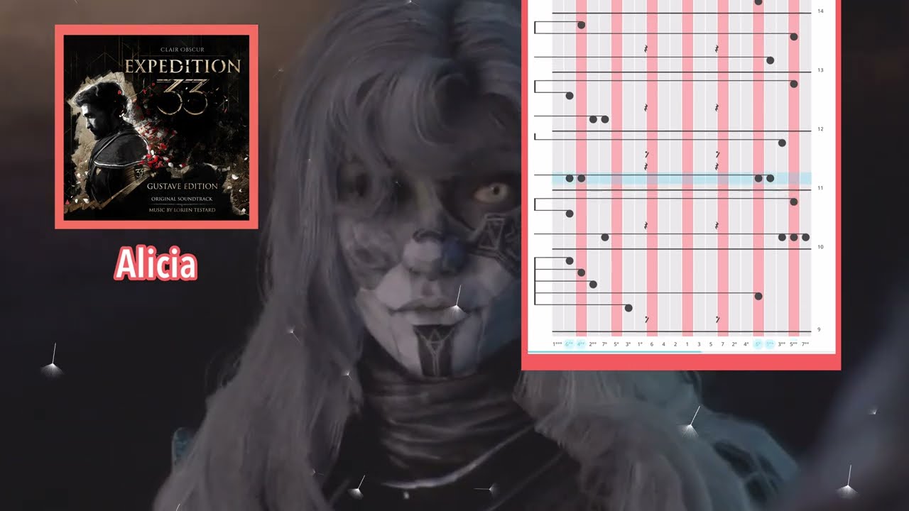 Learn to Play: ALICIA 👩🏼‍🎨🎮 Clair Obscur: Expedition 33 | Game Songs | Kalimba Covers