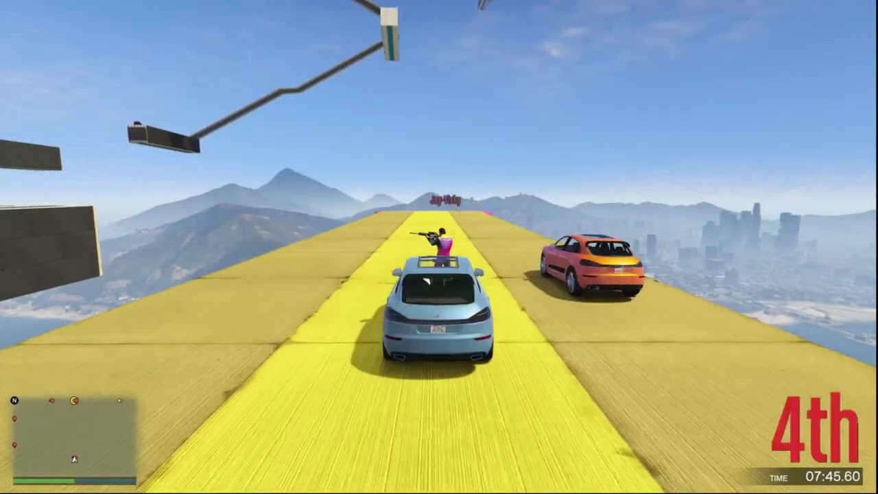 This GTA 5 parkour Is IMPOSSIBLE ! One Mistake = Death 666.666% hard race