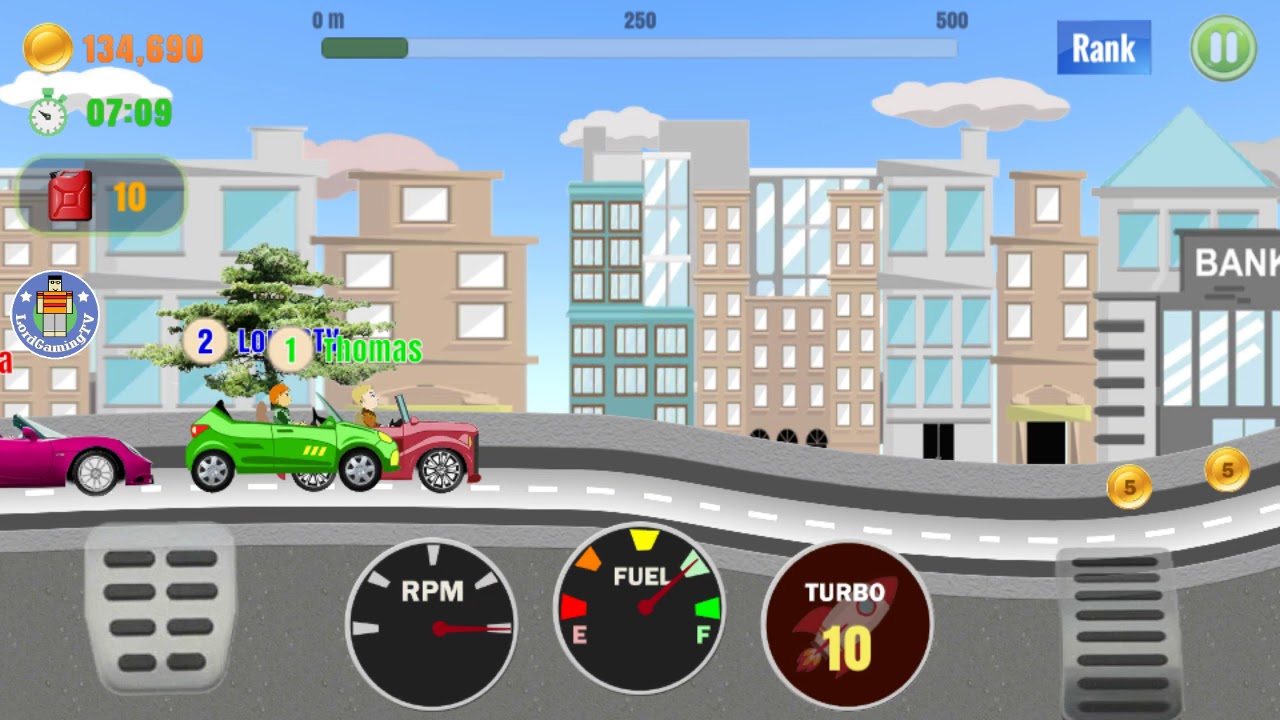 Hill Racing PvP - Multiplayer Gameplay