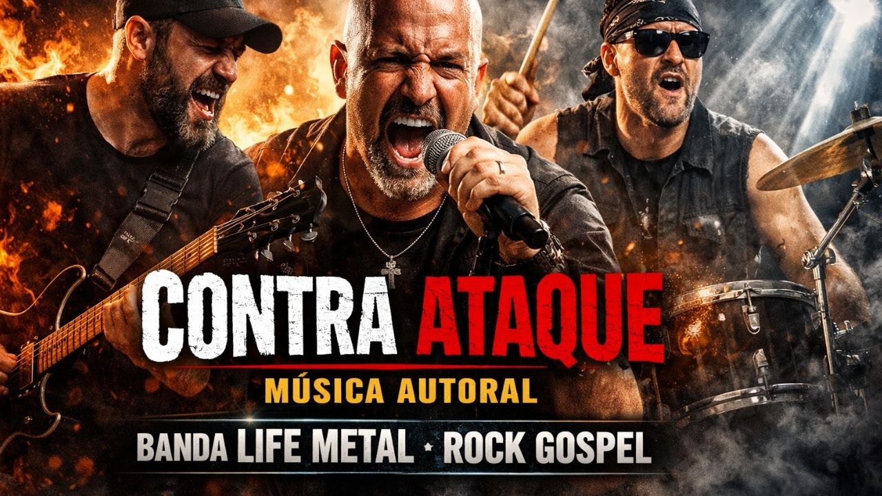 CONTRA ATAQUE - BANDA LIFE METAL - ROCK GOSPEL - MÚSICA AUTORAL
