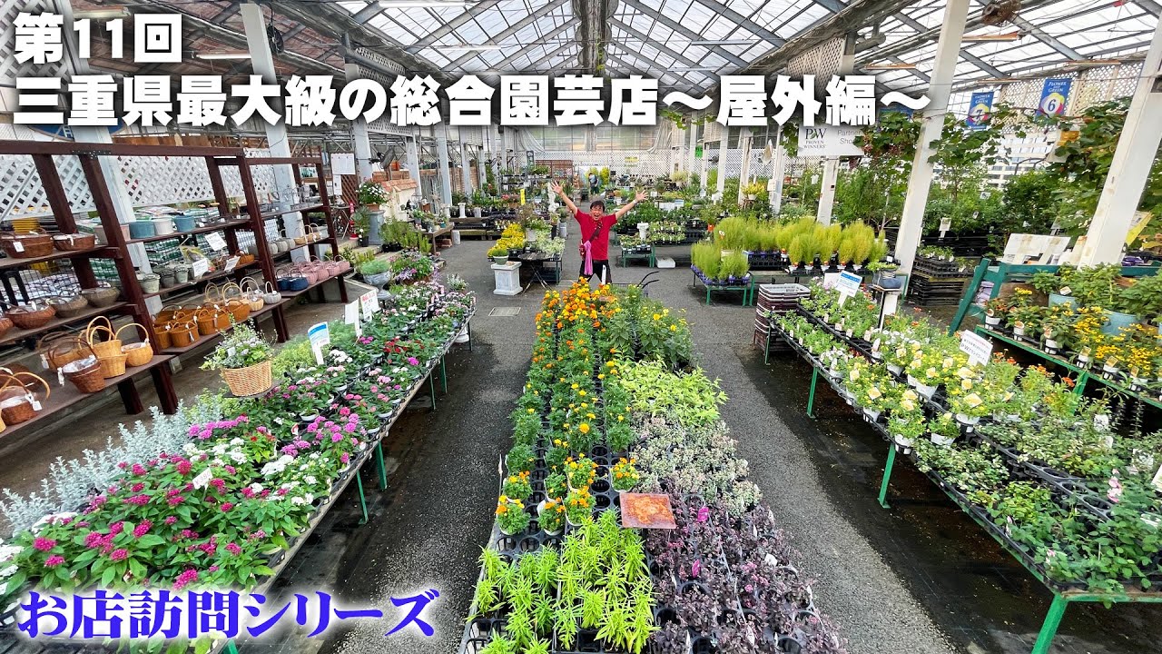 【お店訪問】第11回 後編は屋外売り場！三重県下最大級の総合園芸売店『アカツカFFCパビリオン』花苗から庭木、大型の鉢まで何でも揃ってる【赤塚植物園】