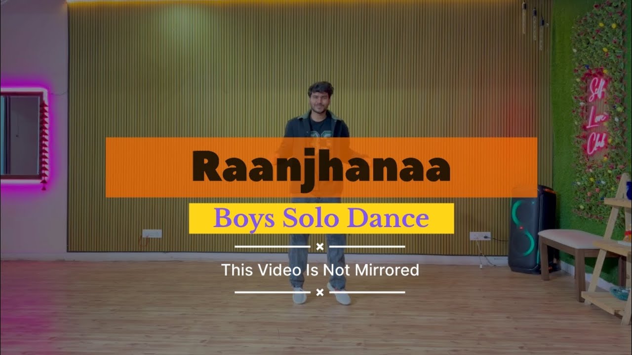 Raanjhanaa ❤️ Easy Dance Steps | Beginners Boys Group Dance | Solo Dance For Boys 