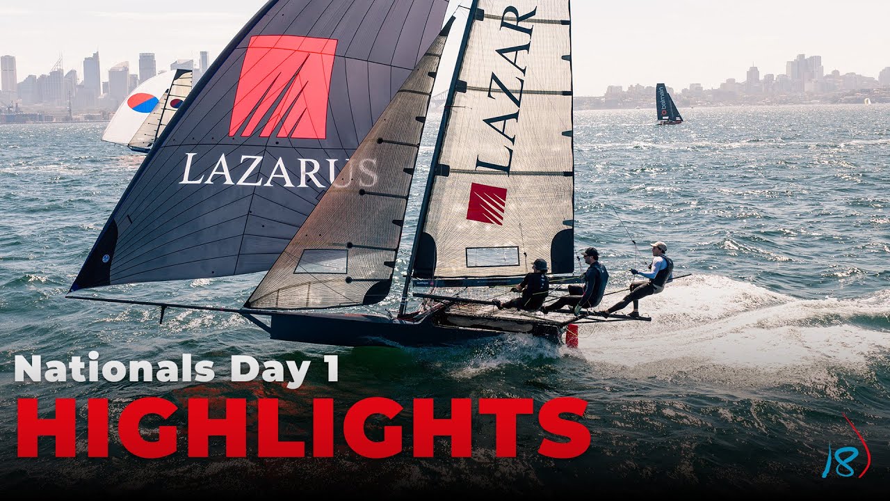 The Australian 18 Footer Championships Are Underway