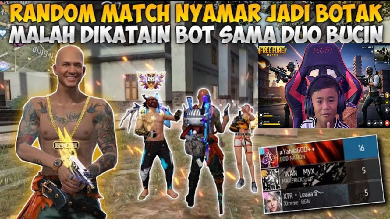 WOW SERU BANGEAT!! SAMPAI DIKROYOK 1 SQUAD MASIH SEMPAT BOYA DAN NGEDAB!!
