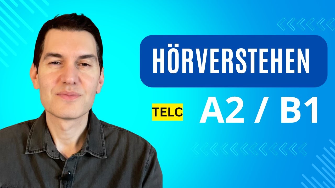 Hörverstehen TELC A2/B1 | Deutschprüfung