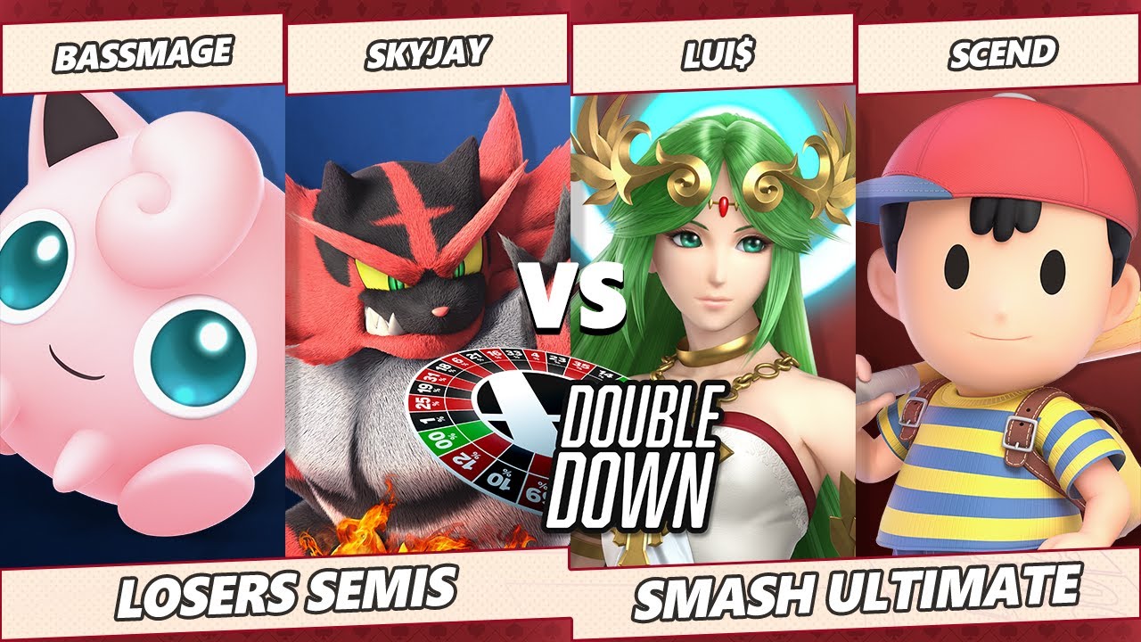 Double Down 2022 Losers Semis - BassMage & SkyJay Vs. Scend & Lui$ - SSBU Smash Ultimate Tournament