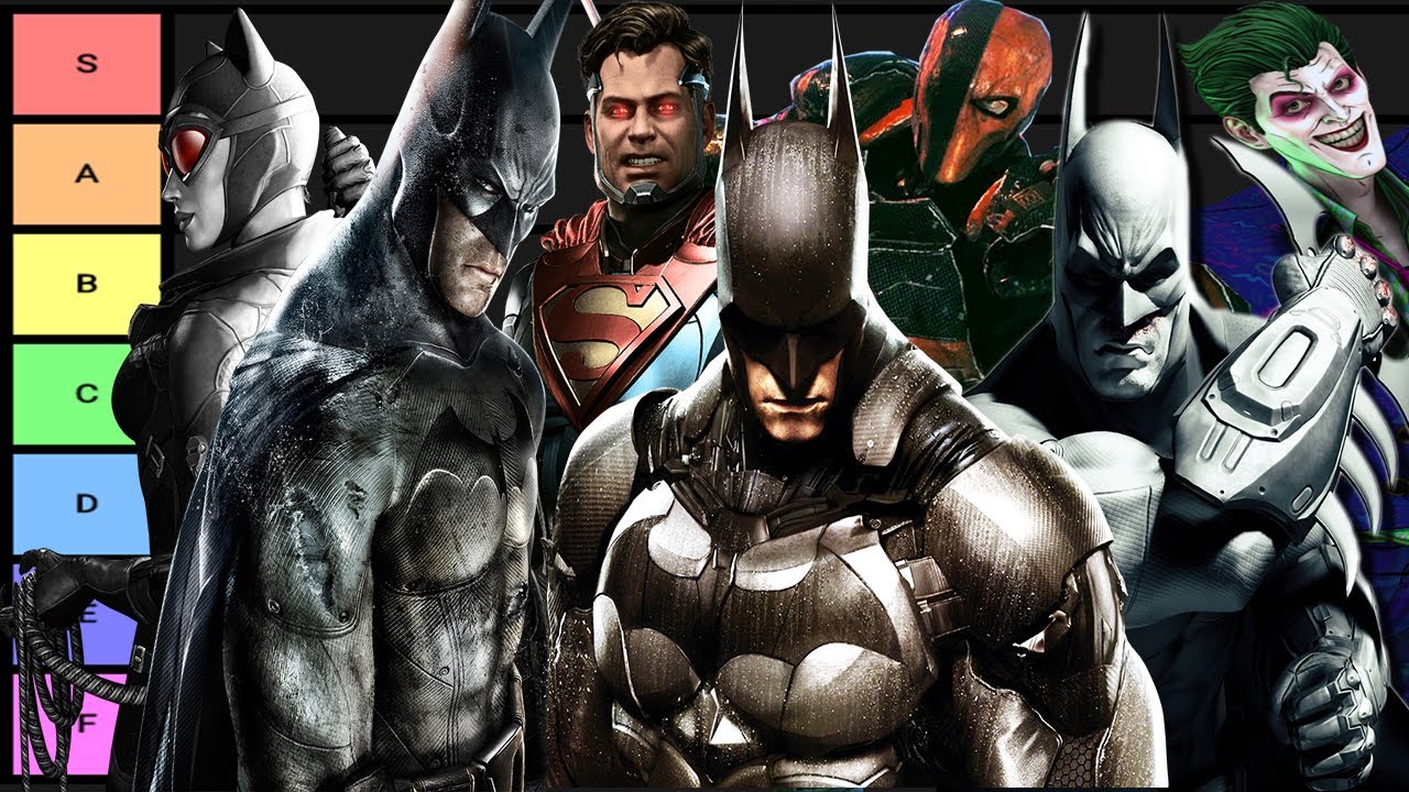 DC Video Games Tier List Ranking