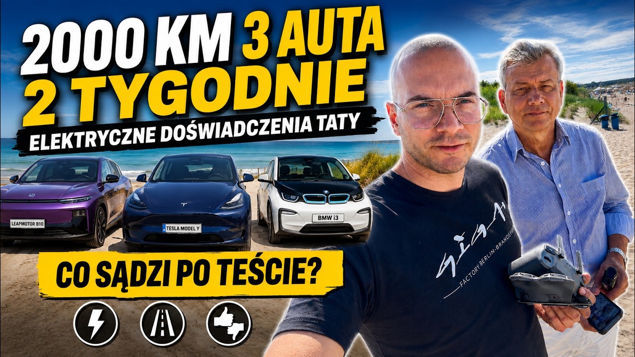 Dałem Tacie 3 auta elektryczne. Po 2000 km powiedział TO&hellip;