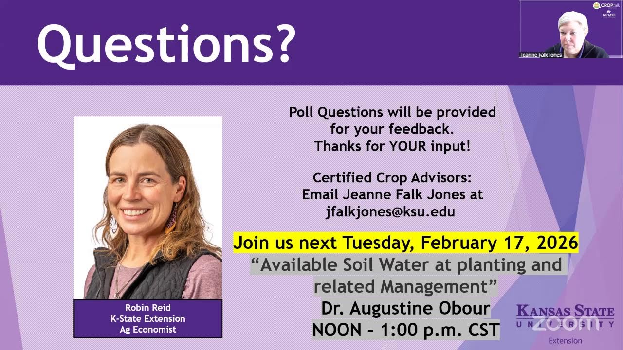 2026 CropTalk Webinar Series