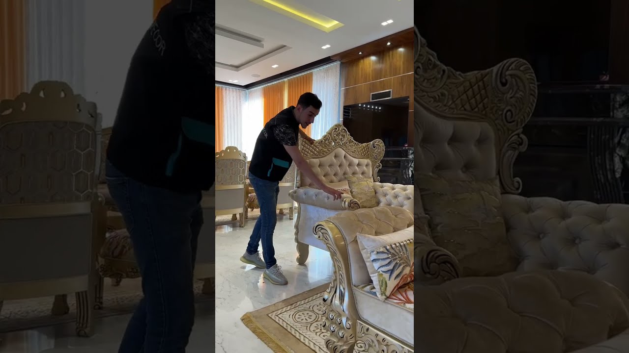 تجهيز فيلا بأفخم أنواع المفروشات