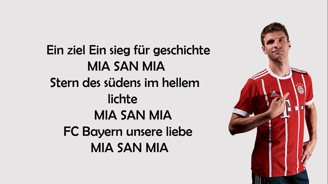 #MiaSanMia Song Lyrics [Read the description MUST]