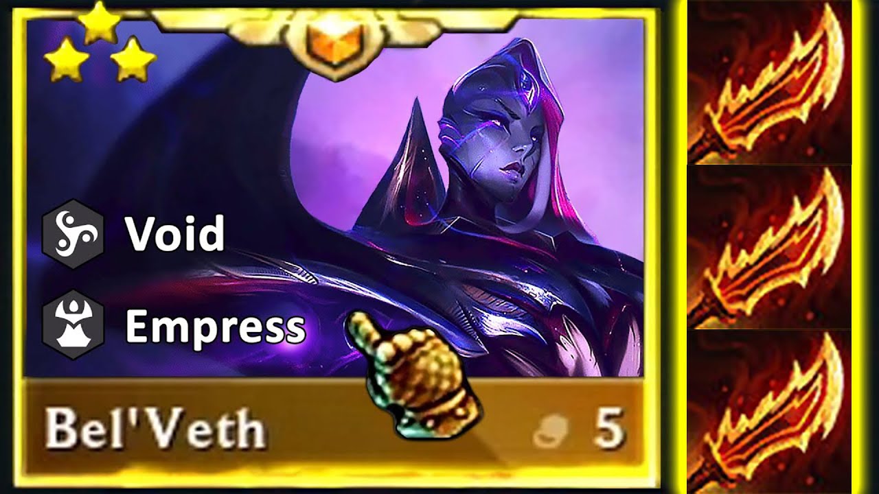 x3 Guinsoo Bel'Veth 1v9! ⭐⭐⭐