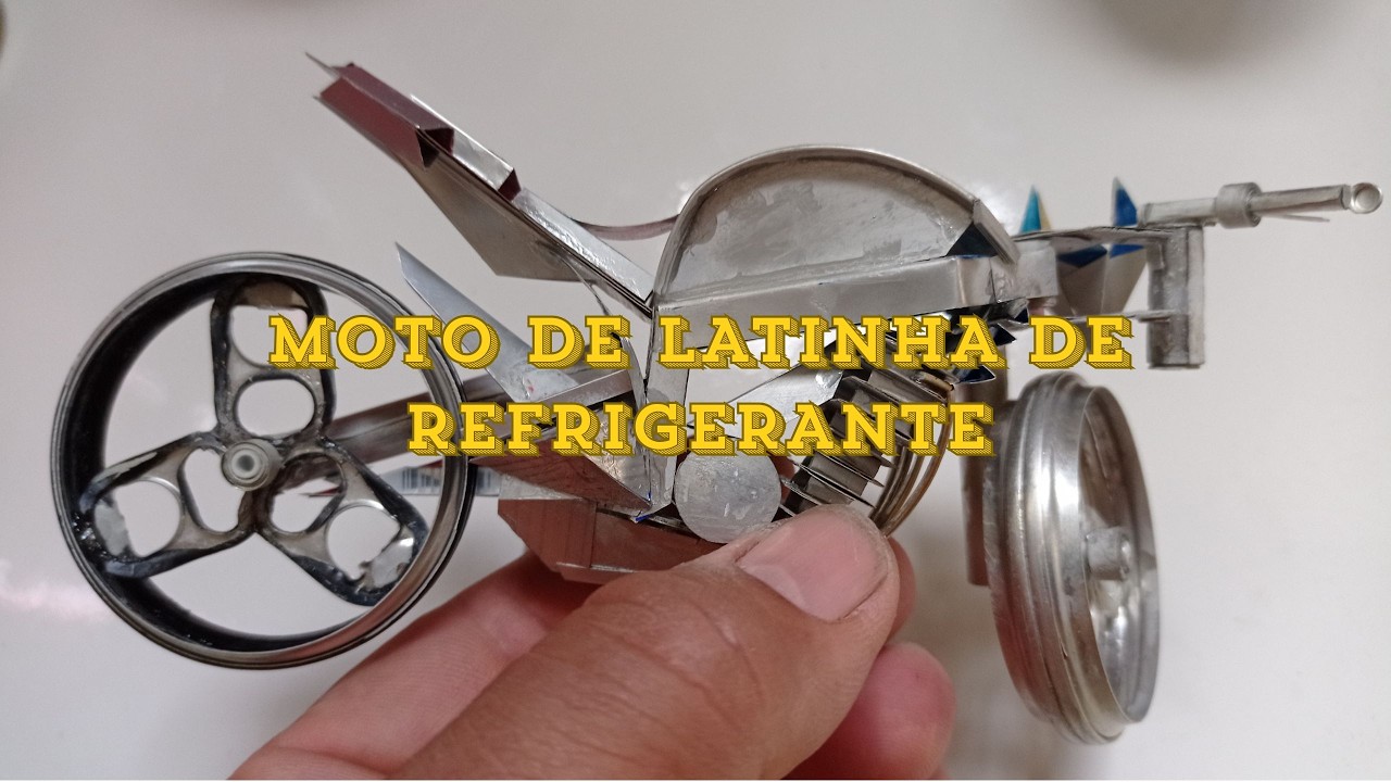✅[2026] MOTO DE LATINHA DE ALUMÍNIO mp4.
