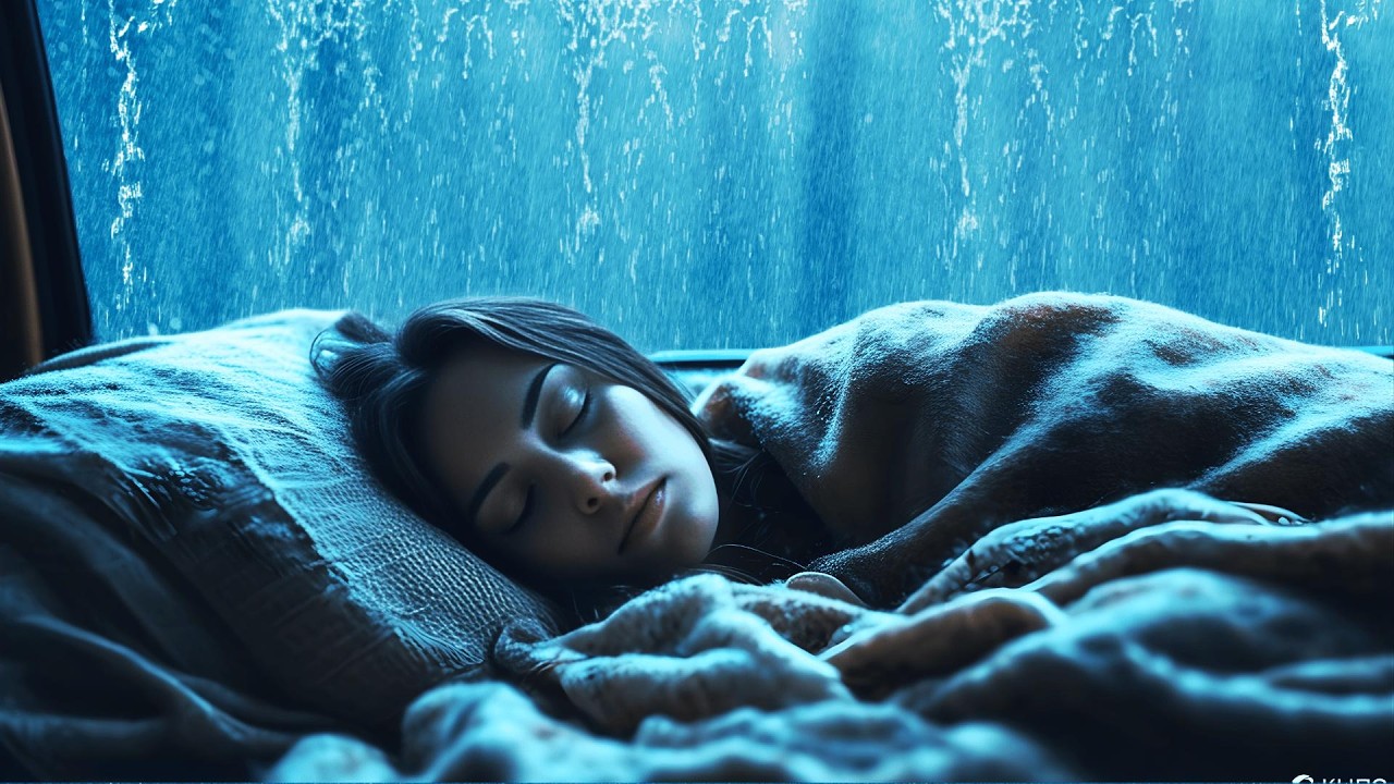 🌩️Rain & Thunder🌧️Heavy Storm in Warm Car Sleep in Minutes