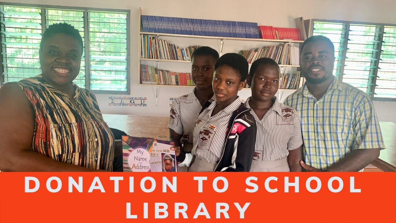 A Sister From USA Visited Our School And Donated Books | My Name Is An Address