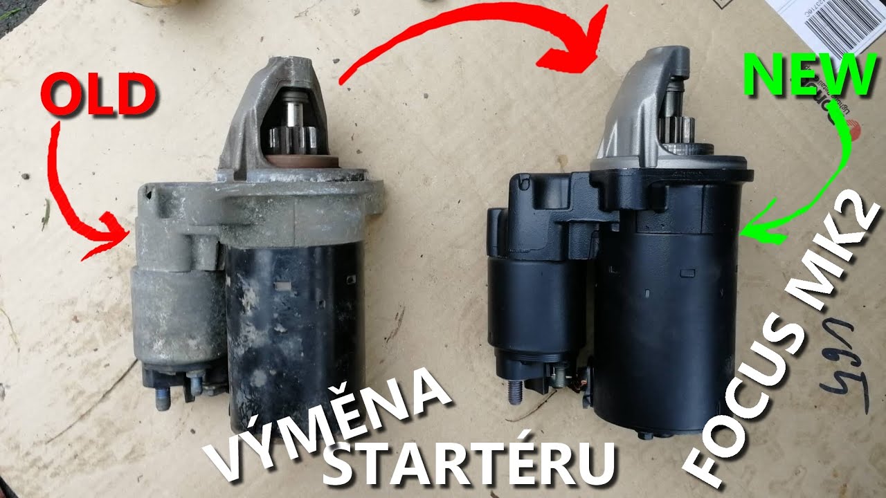 Výměna startéru | FORD Focus MK2 1.6 | Fanouškovské video by Pixelanimal