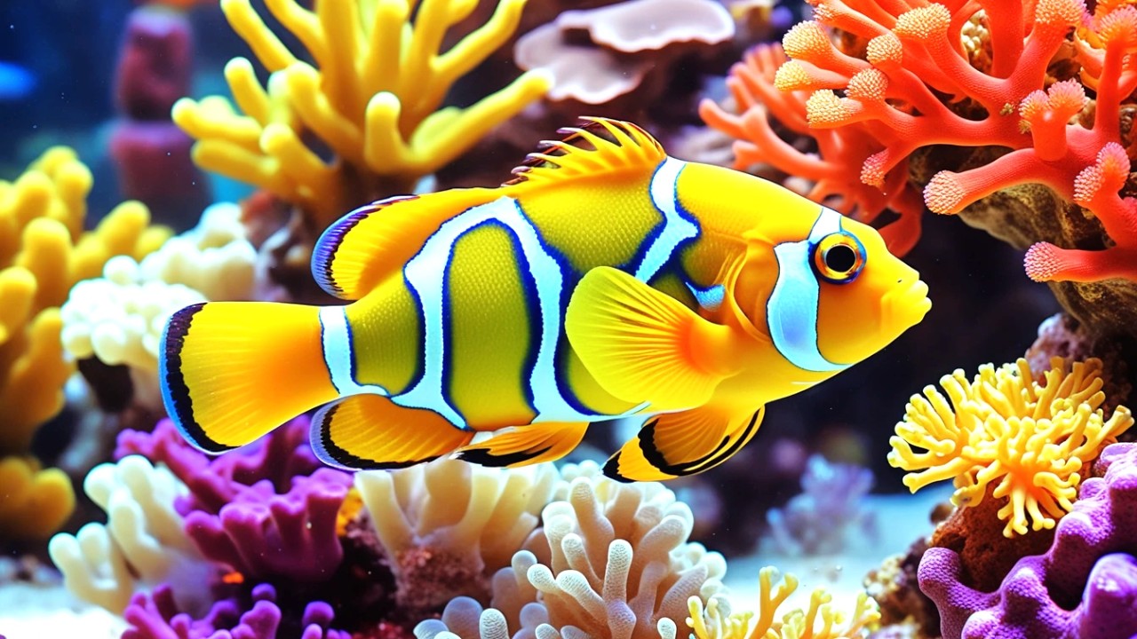 The Best 4K Aquarium - Dive Into The Mesmerizing Underwater Realm, Sea Jellyfish, Coral Reefs . #6
