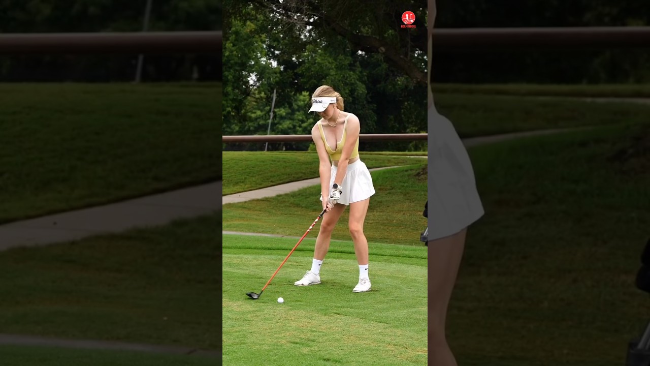 Grace charis golf video | grace charis #gracecharis #short
