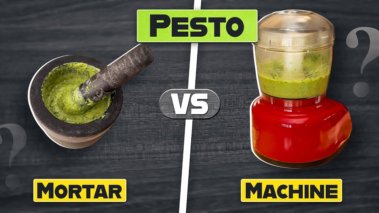 Pesto in a Mortar -- Is It Worth the Work?