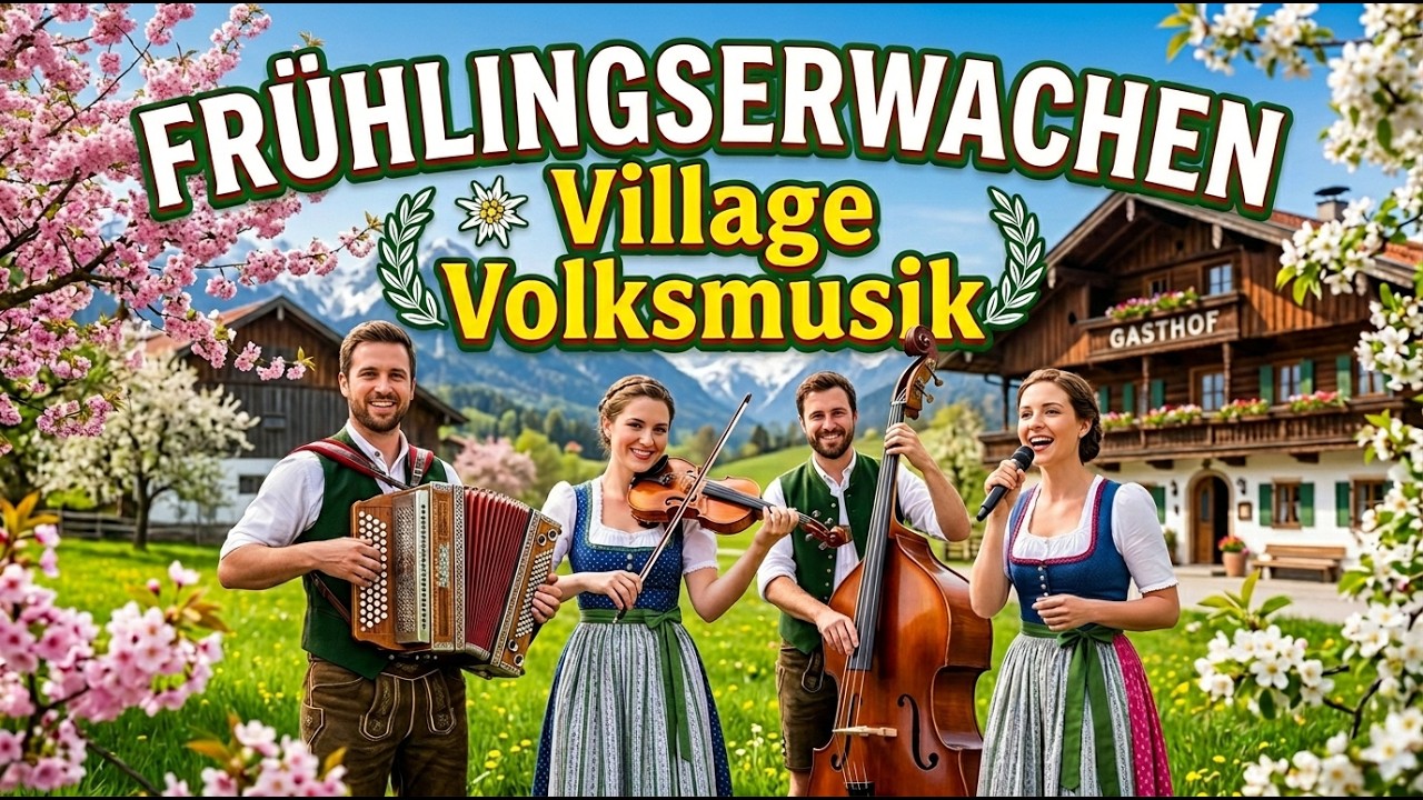 🌸🎻 Frühlingserwachen Village Volksmusik — Intimate Alpine Folk for Early Spring Mornings 🎶