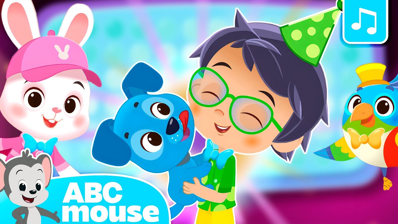 🎉🐶 Время для вечеринки с питомцами! | Песенка про животных ABCmouse для детей 🐱🎵🐰 | Доброта и заб...
