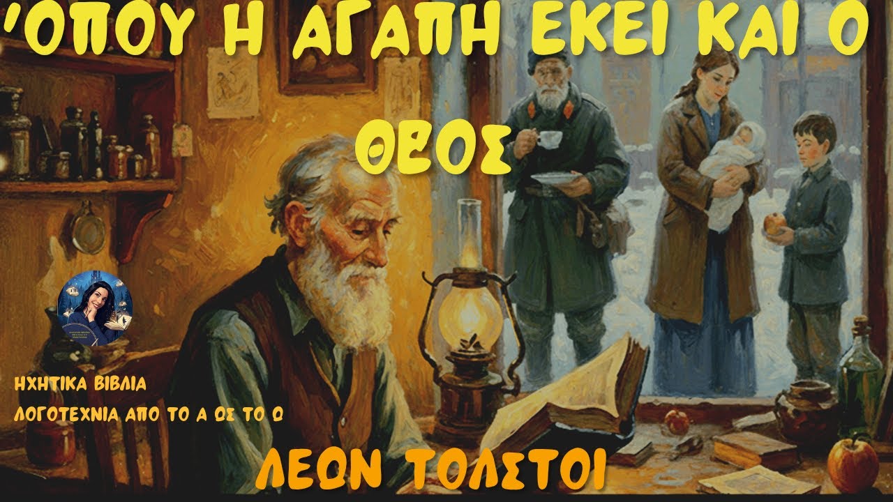 ΟΠΟΥ Η ΑΓΑΠΗ ΕΚΕΙ ΚΙ Ο ΘΕΟΣ-ΛΕΩΝ ΤΟΛΣΤΟΙ|ηχητικά βιβλία|ΛΟΓΟΤΕΧΝΙΑ ΑΠΟ ΤΟ Α ΩΣ ΤΟ Ω
