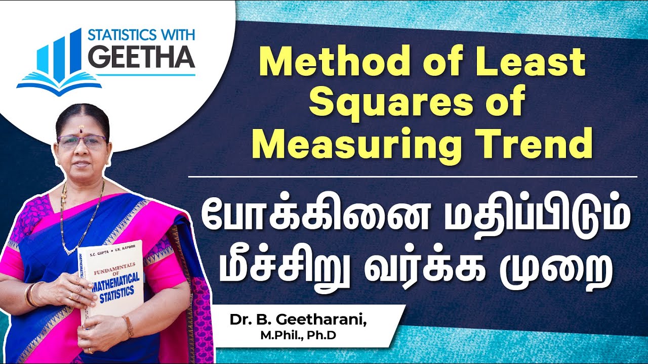 Method of least squares of measuring Trend