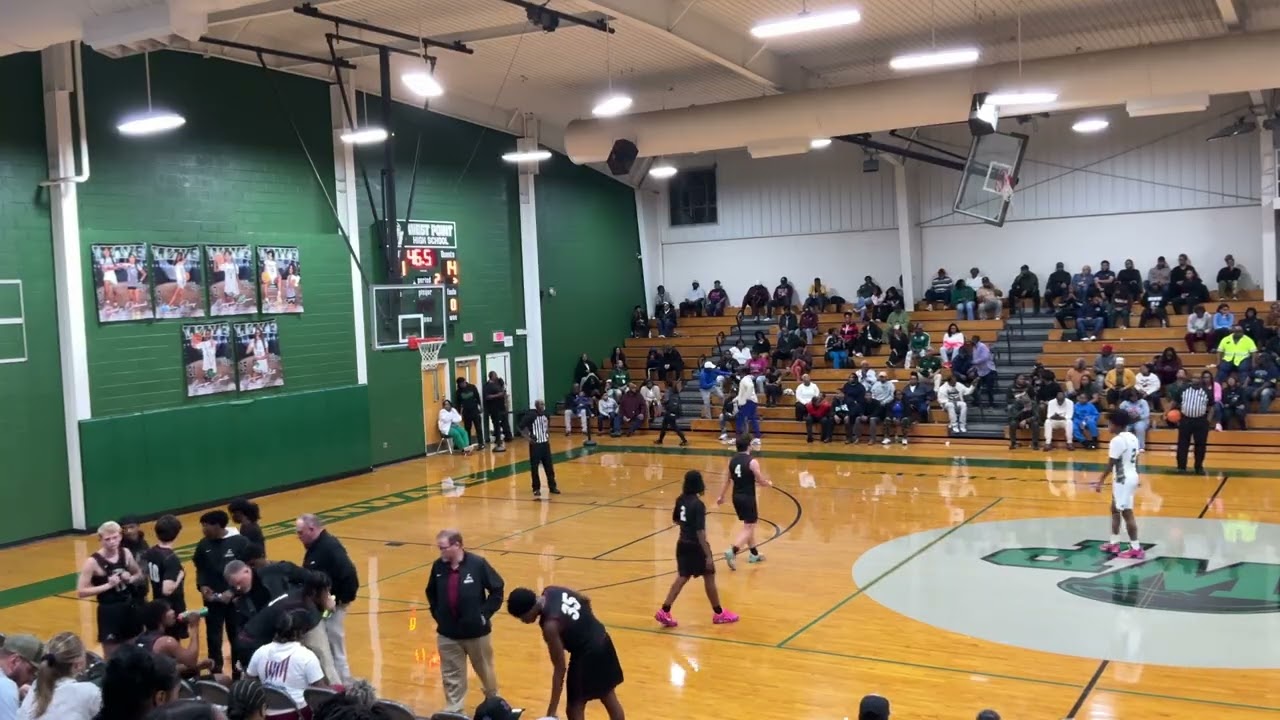 Caledonia Cavaliers varsity boys 37 vs West Point 35
