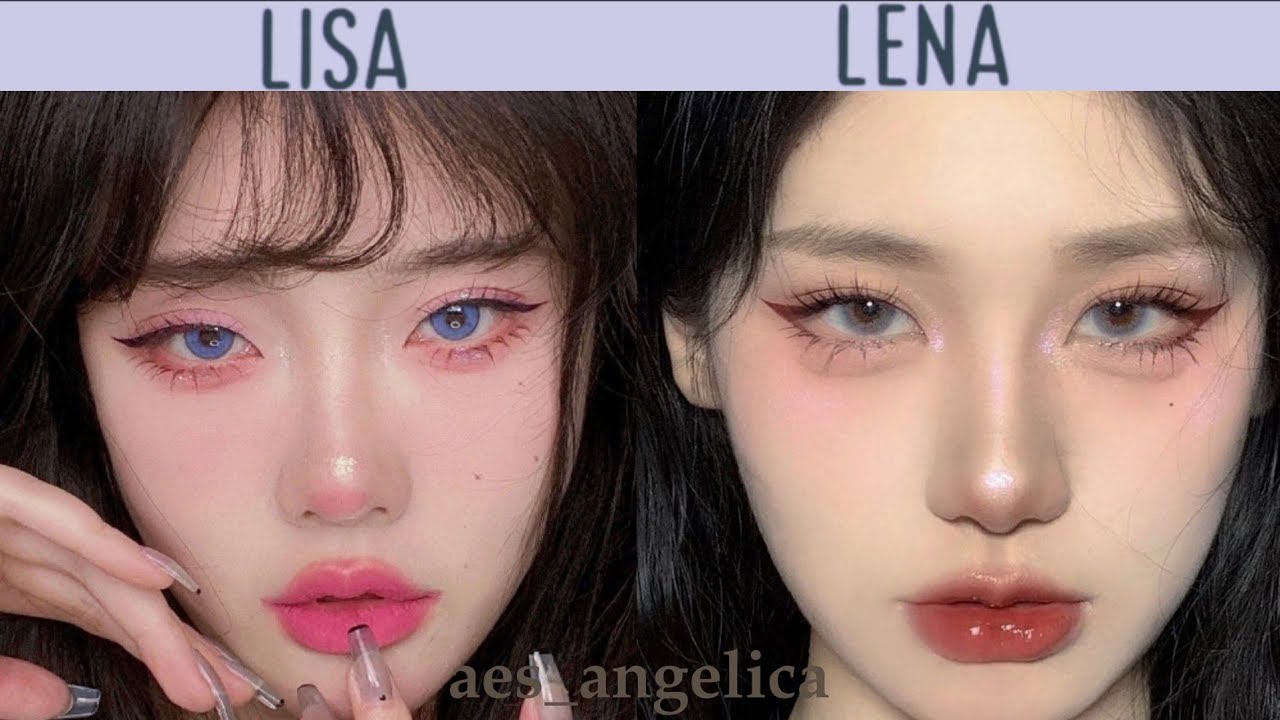 LISA or LENA makeup edition | makeup looks and products |