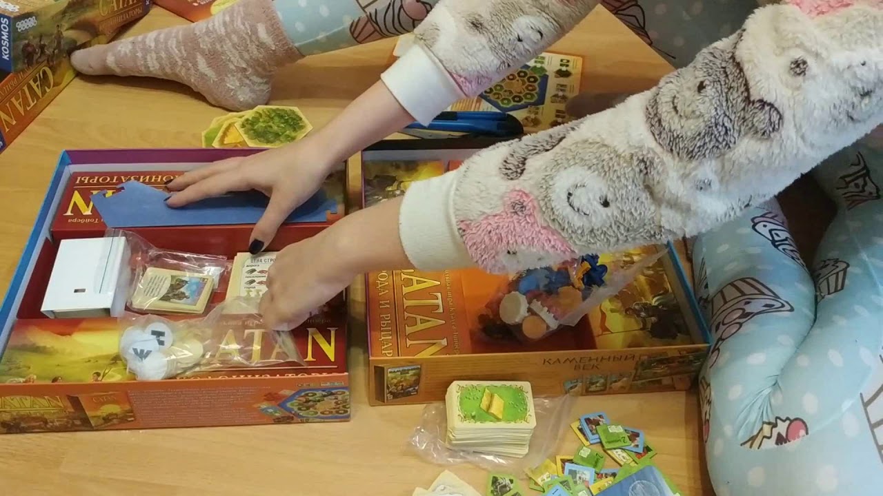 Колонизаторы дополнение рыцари.  Женская распаковка CATAN