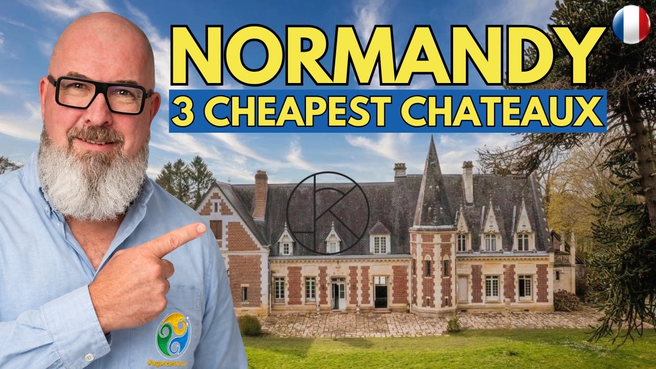 НОРМАНДИЯ — 3 самых дешевых замка на продажу