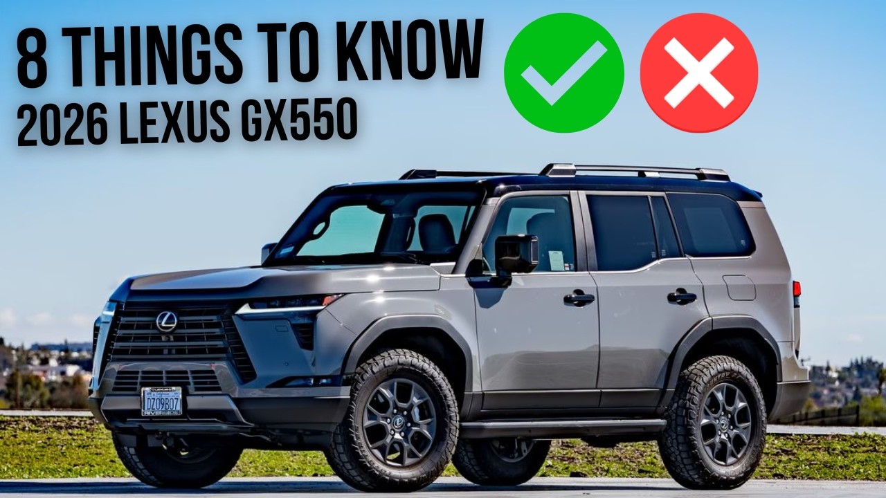 8 фактов о Lexus GX550 2026 года | Основные характеристики роскошного внедорожника