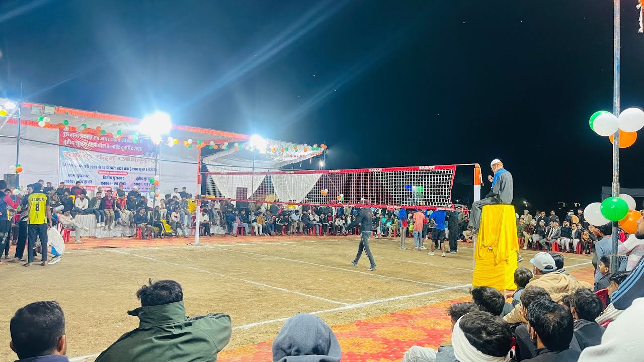 Singhniwas vs Jaipur fainal match // volleyball tournament round 2