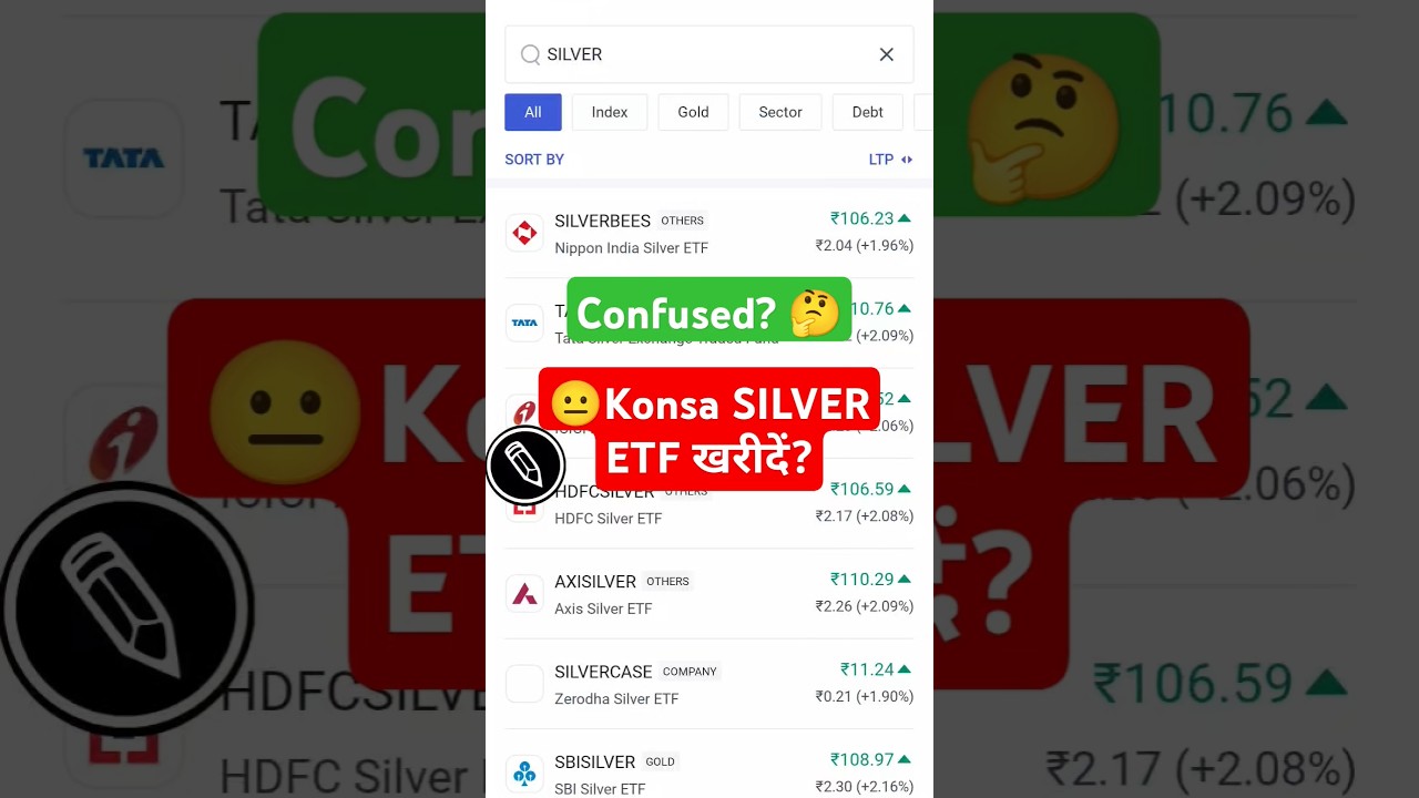 Silver ETF SIP #silveretf #goldetfs #etfs #angelone #ytshorts