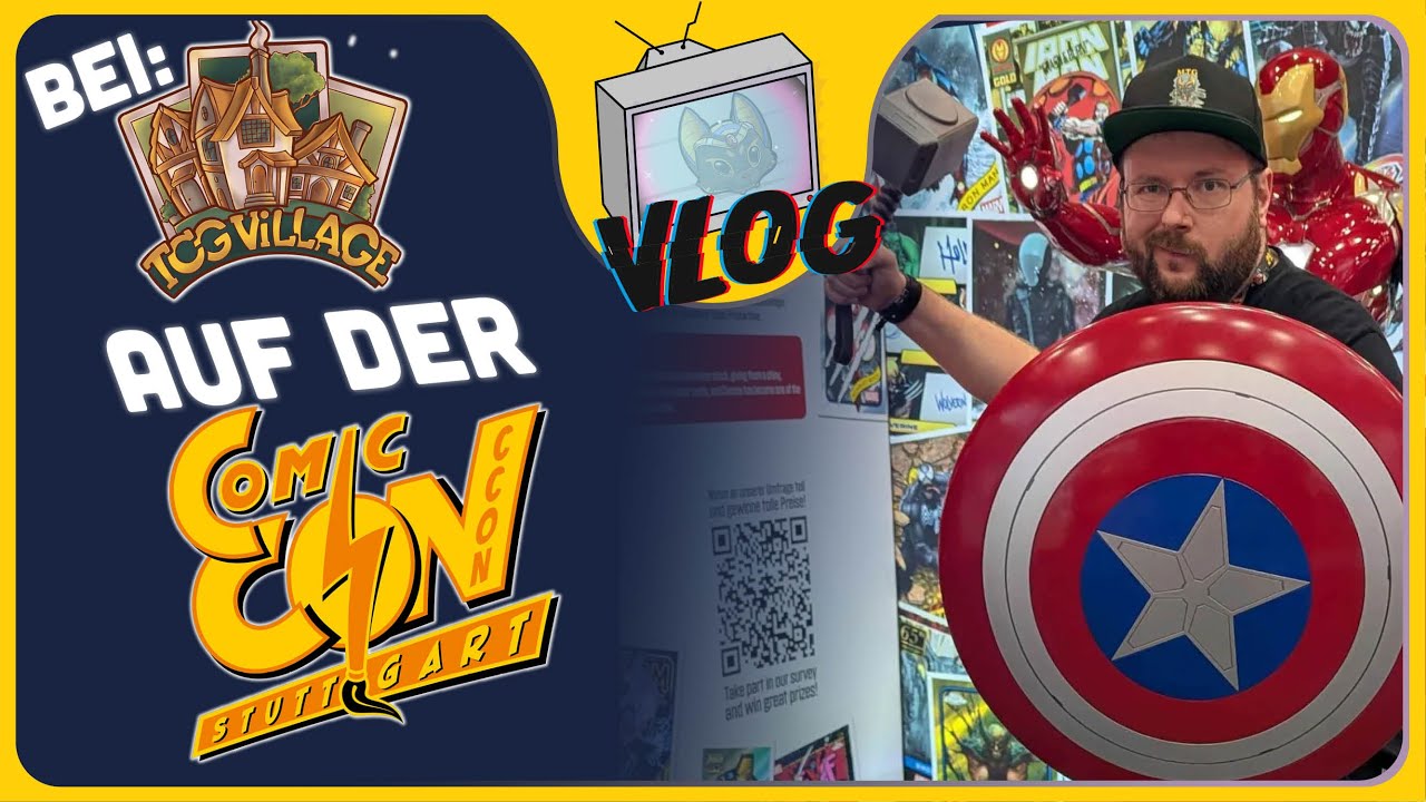 🧡 ComicCon Stuttgart VLog – Trading Cards, Cosplay und das große TCG-Spektakel! [VLog]