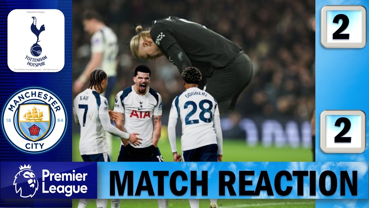 Arsenal Rivals Stop Man City !!! Tottenham 2 - 2 Manchester City | Match Reaction !!!