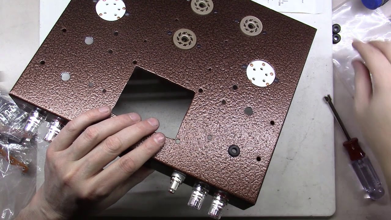 Сборка однотактного лампового усилителя 2017 г. — Часть 12 — Монтаж компонентов