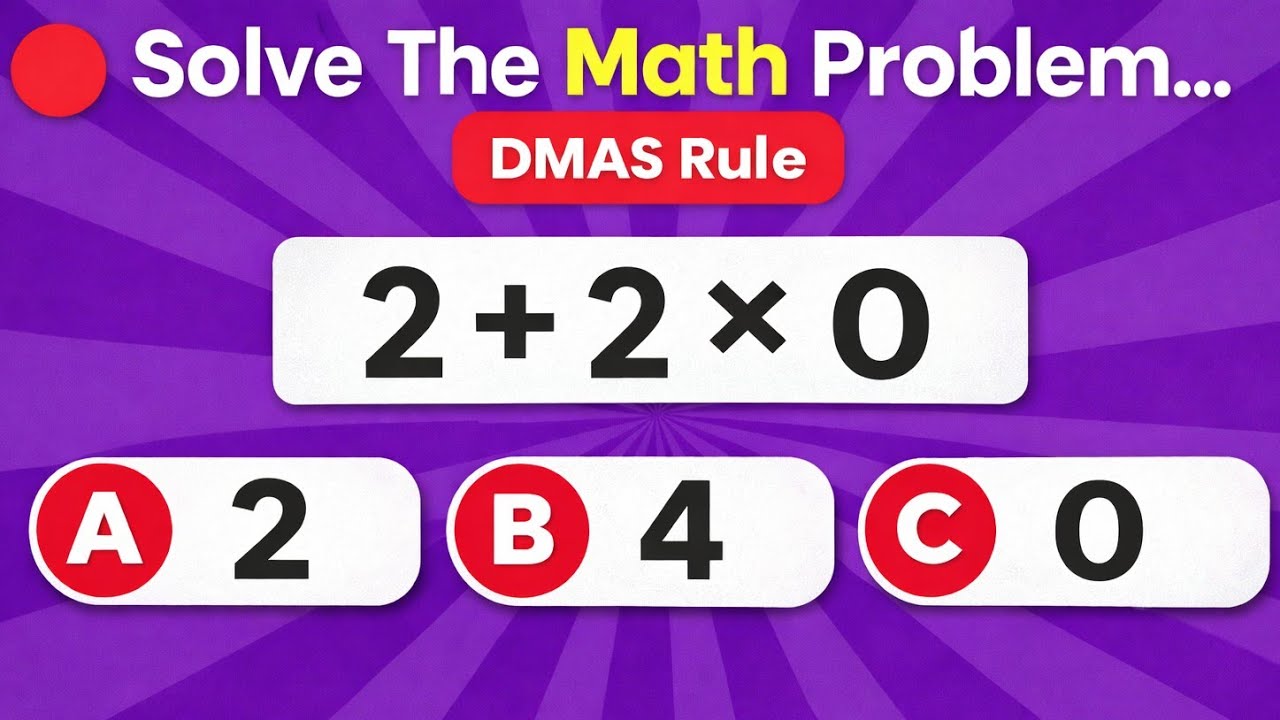 Can You Solve This Using DMAS Rule? 🧠 | Quiz By DH| 