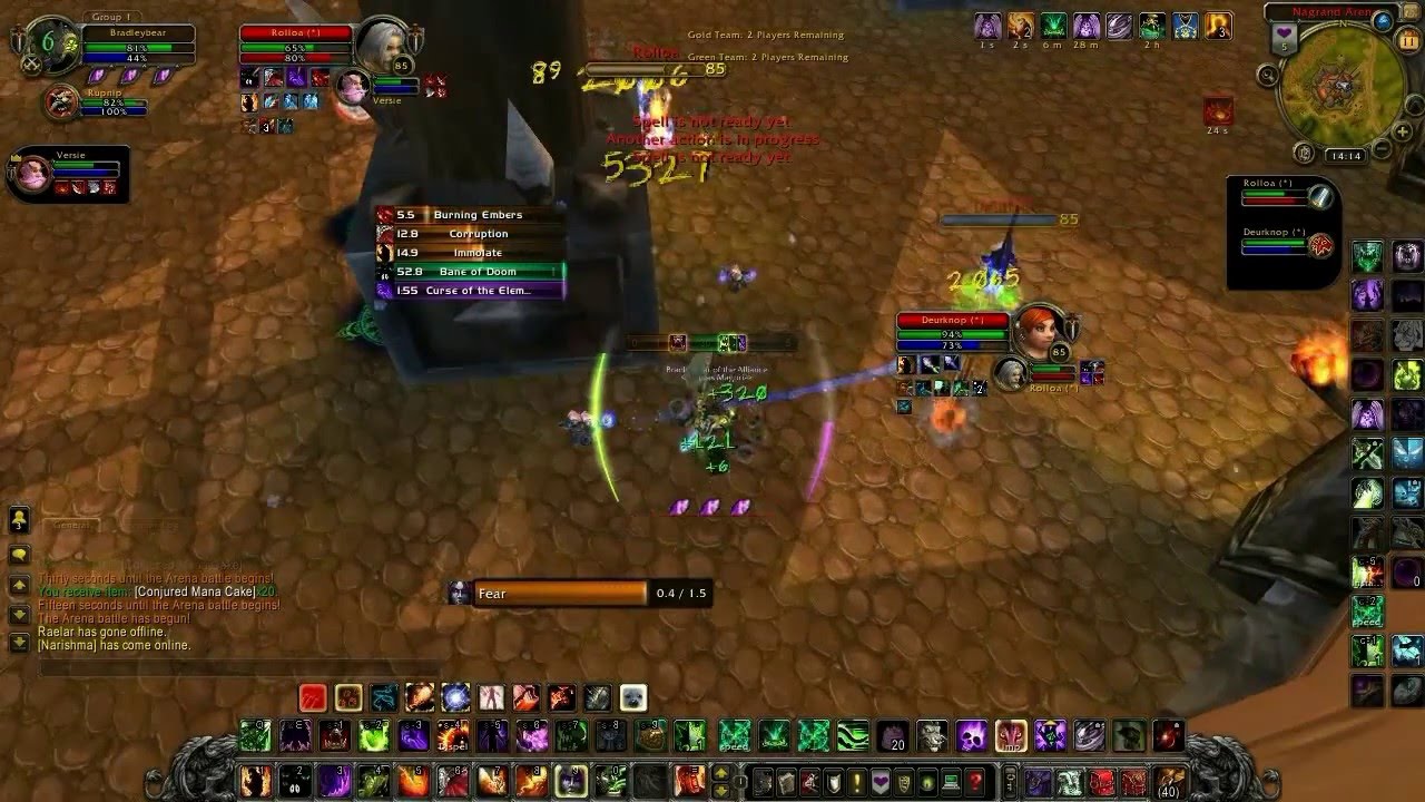 Destruction Warlock PvP - Bradleybear v2.0 - The Final Battle HD