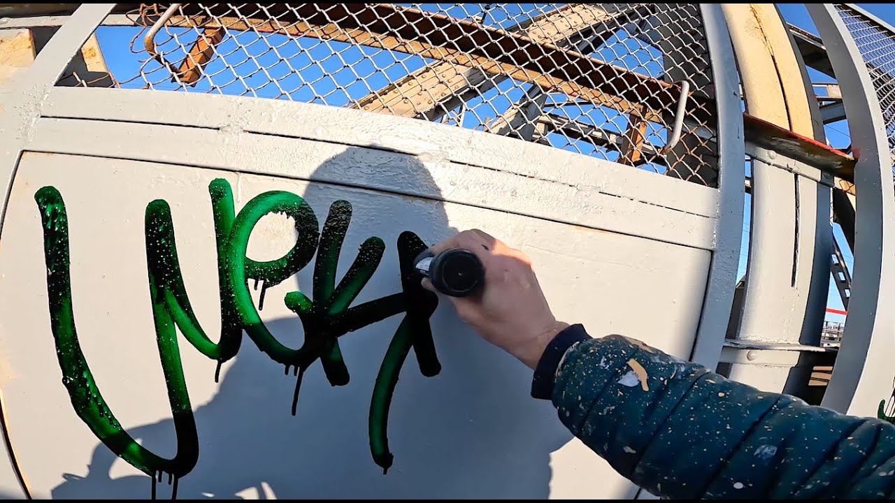 Graffiti test with Wekman //Dope ink +Bonus : Tag battle with Andie and Demos