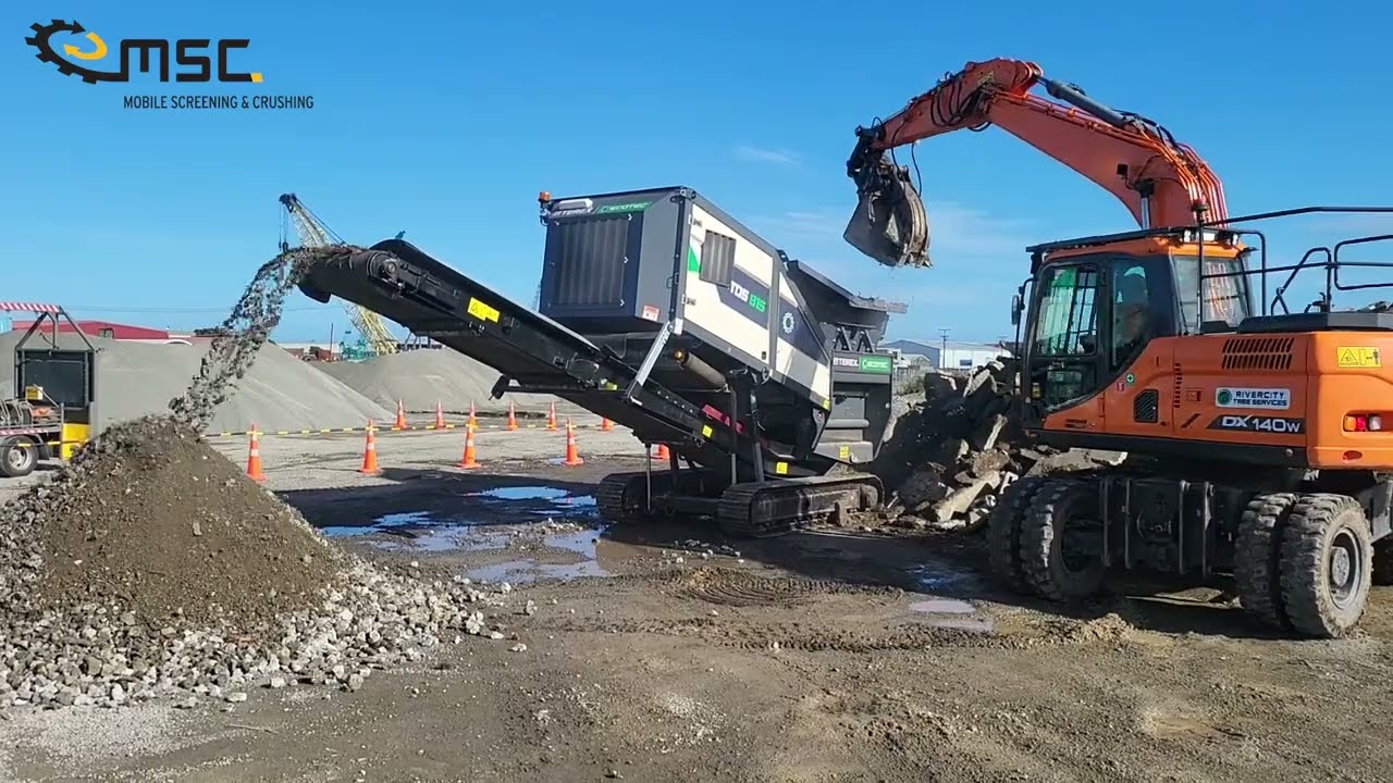 Terex Ecotec TDS815 & Evoquip Caiman 150 Compact Shredders