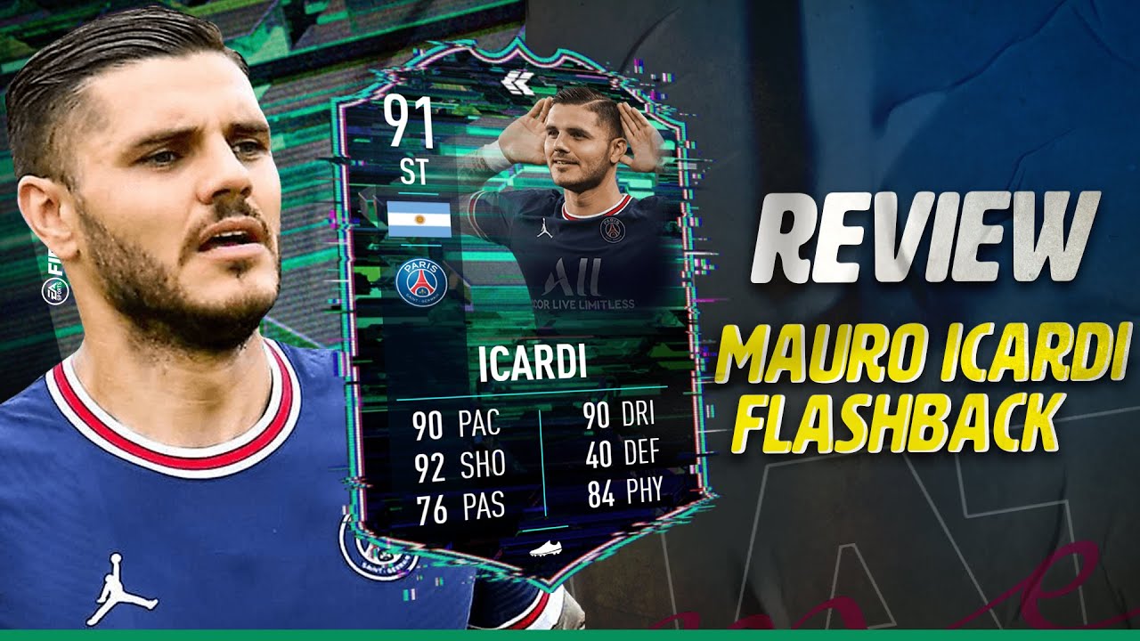 91 ICARD FLASHBACK REVIEW DE JOGADOR | FIFA 22 ULTIMATE TEAM