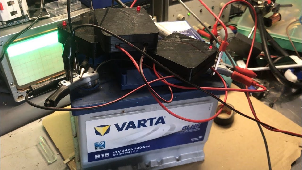 Ripristinare batterie con 3 desolfatatori in parallelo (Batterie al piombo)