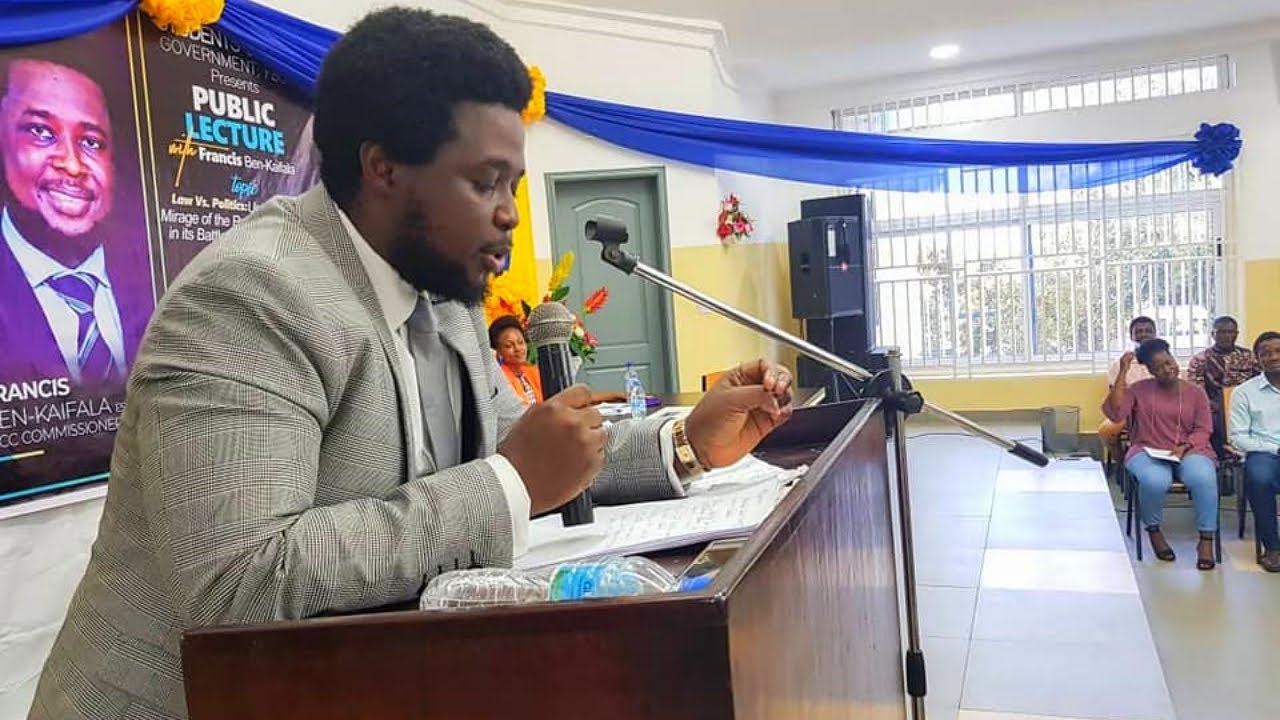 Public Lecture by Francis Ben Kaifala - Law vs Politics - Sierra Network